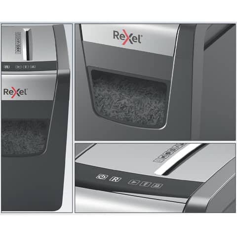 Distruggidocumenti uso moderato Rexel Momentum X410-SL Slimline P-4 - 23 L- taglio a frammenti 4x28 mm - 2104573EU